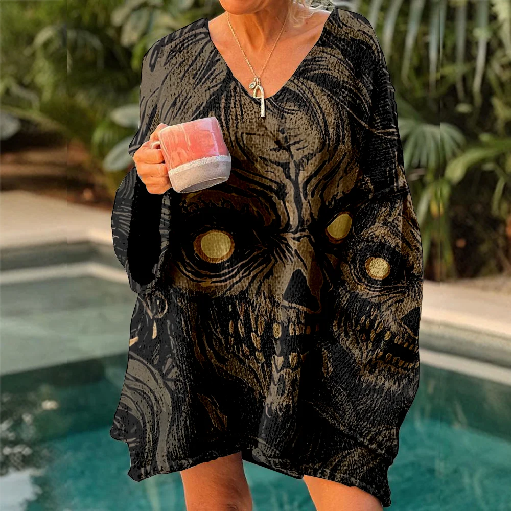 

Autumn Winter Knitted sweaters Halloween Women's Oversized Sweaters 2025 Pullover Trendy Soft Outfits Y2k jumpers for girls