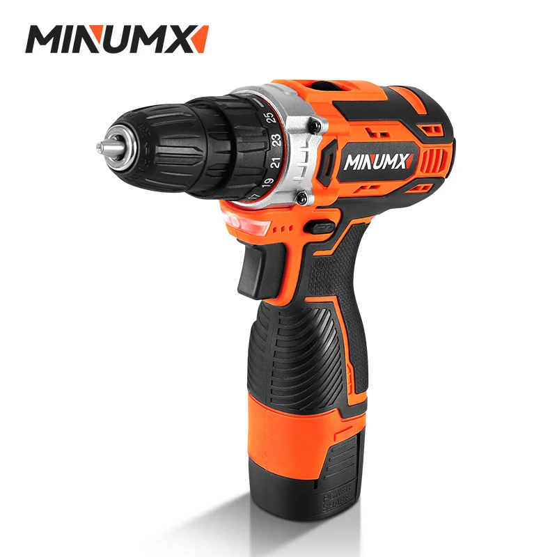 MINUMX 16V Cordless Drill Power Tools 36N.m Wireless Drills Rechargeable Drill for Electric Screwdriver Battery Driller Tools