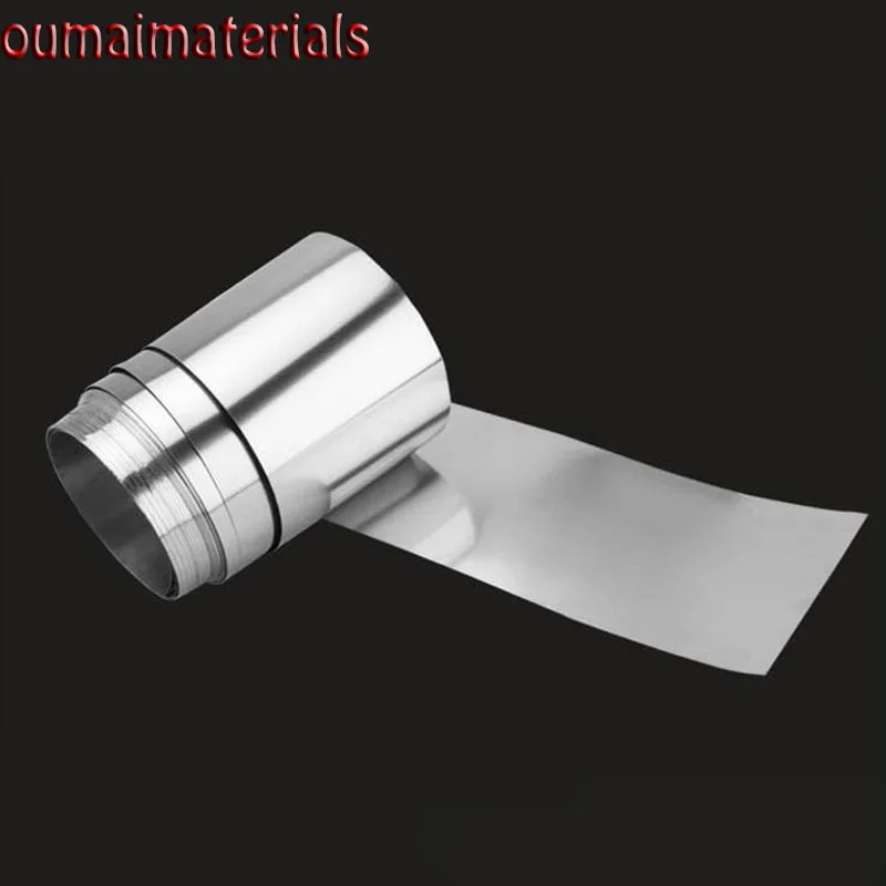 1Meter 304 Stainless Steel Skin Thin Steel Plate 0.1-0.5mm Thickness 100mm Width Stainless Steel Foil