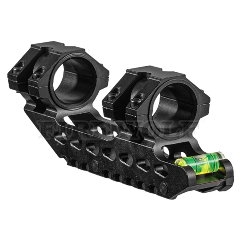 Firewolf high-quality 5038 one-piece black extension level sight clip, universal for 25.4MM and 30MM pipe diameters