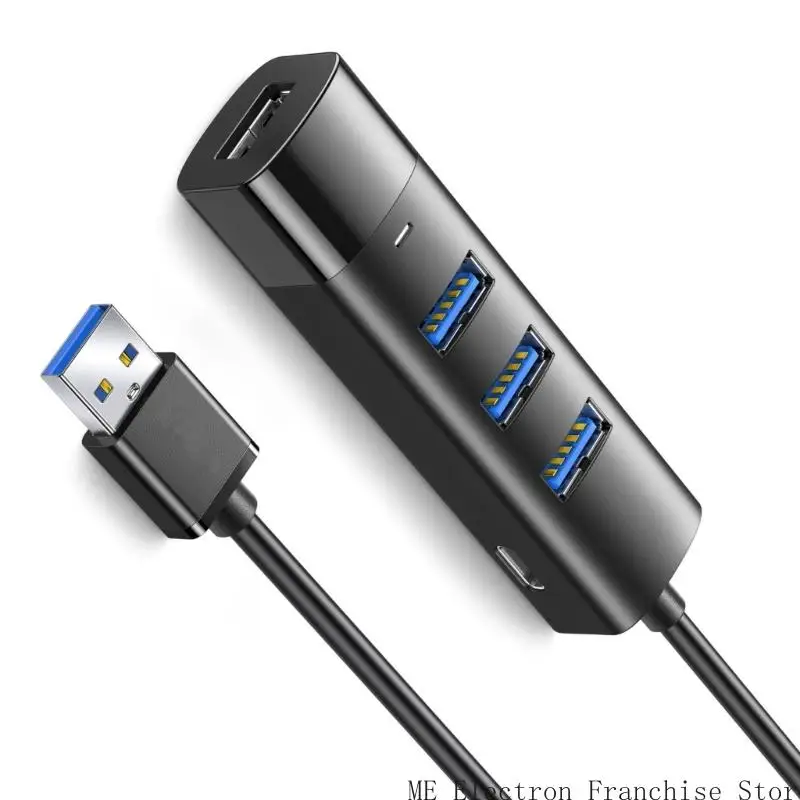T5EA USB C/USB تمديد كبل Long USB Cable USB C Splitter 4 Port USB3.0 Adapter USB محول USB للصفوف الكاميرا للكاميرا الكمبيوتر