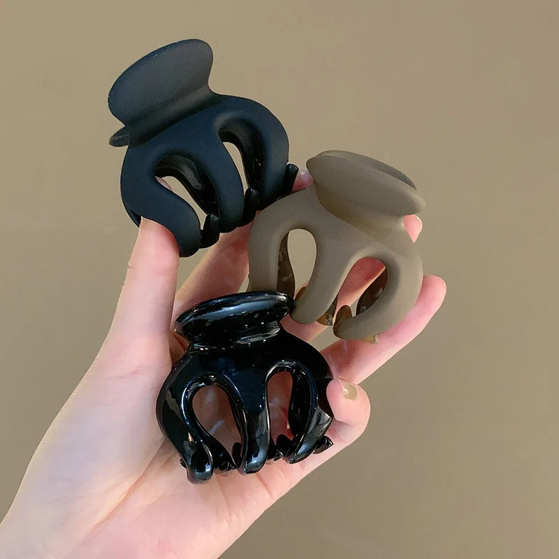 

5 см зажим для когтей высокий инструмент для фиксации хвоста заколки для волос для женщин аксессуары для волос на затылке тыквы украшения для волос