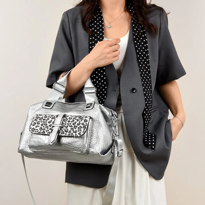 

Classic Elegant Crossbody Bag For Ladies - Women's Leather Handbag From Luxury Brand By Famous Designer