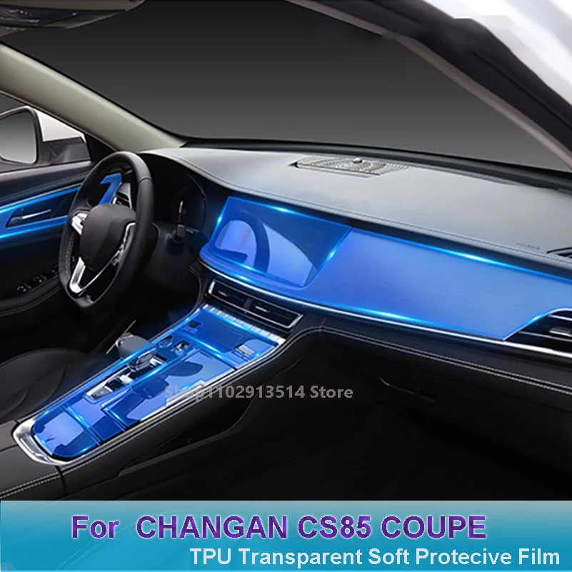 

For CHANGAN CS85 COUPE（2021-Present） Car GPS Navigation Film LCD Screen TPU Protective Interior Protector Decoration Stickers