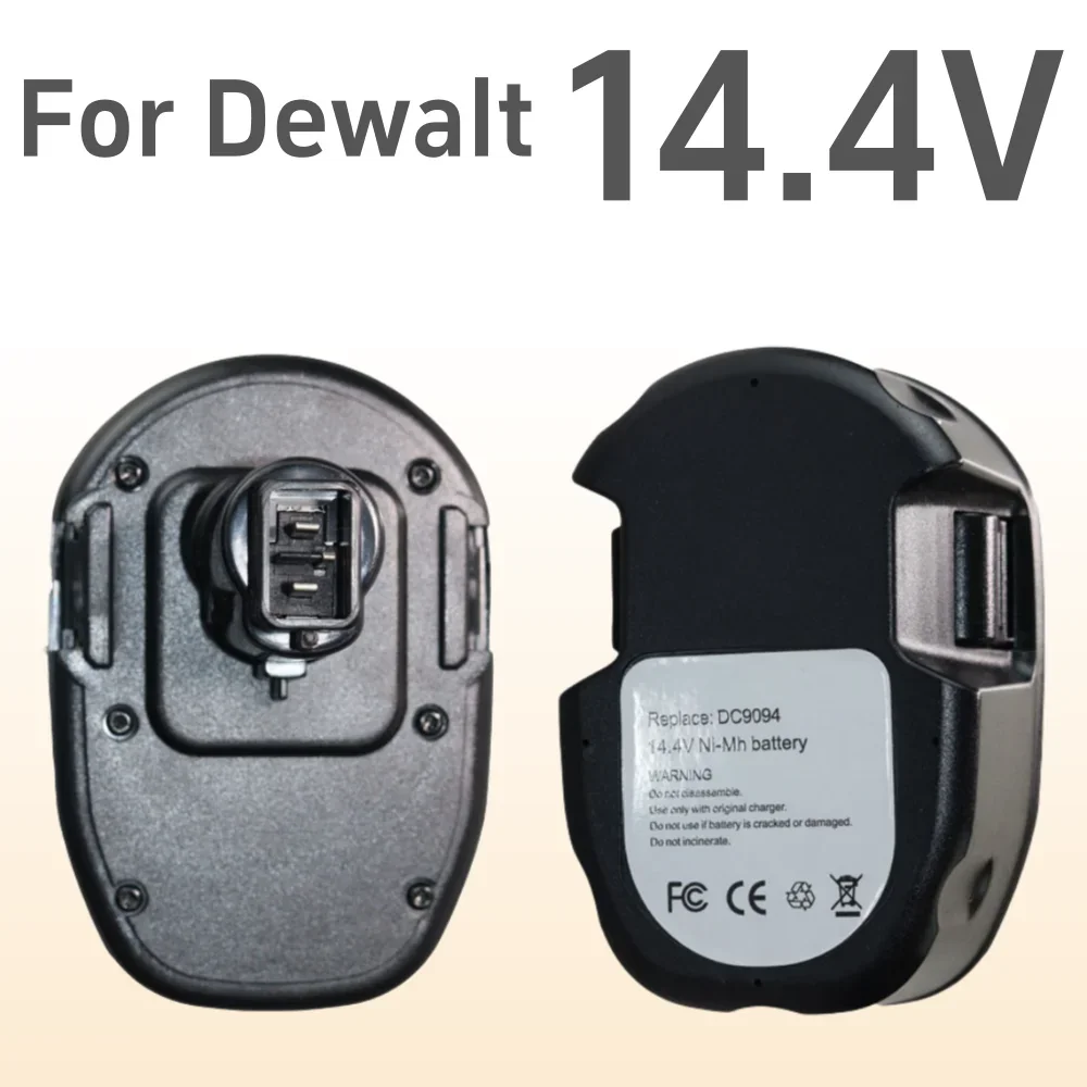 14.4V Ni-MH Rechargeable Battery 4800/6800/9800mAh For Dewalt DC9094 DW9091 DE9092 Cordless Power Tools Replacement Battery