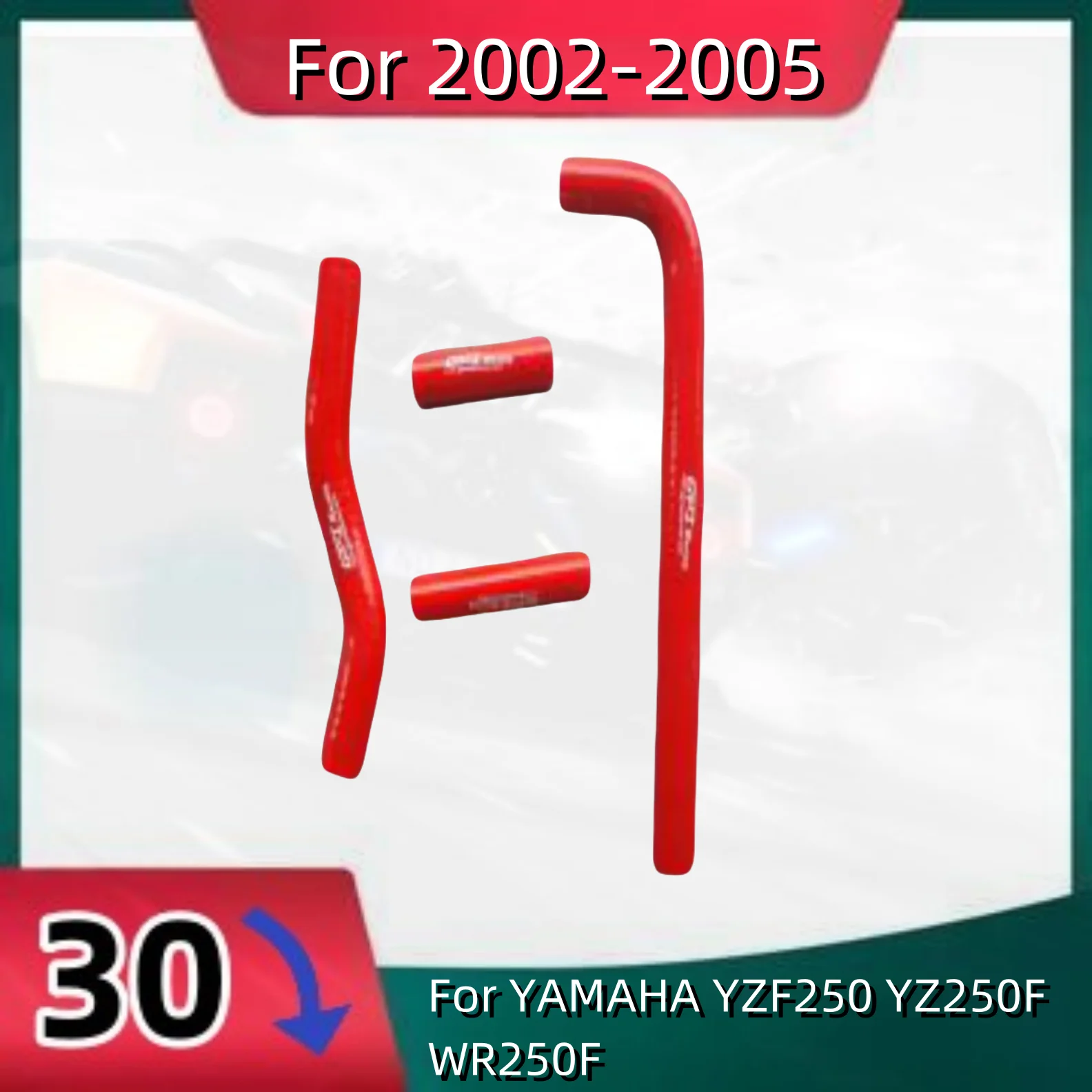 

2002 2003 2004 2005 For SILICONE RADIATOR HOSE YAMAHA YZF250 YZ250F WR250F