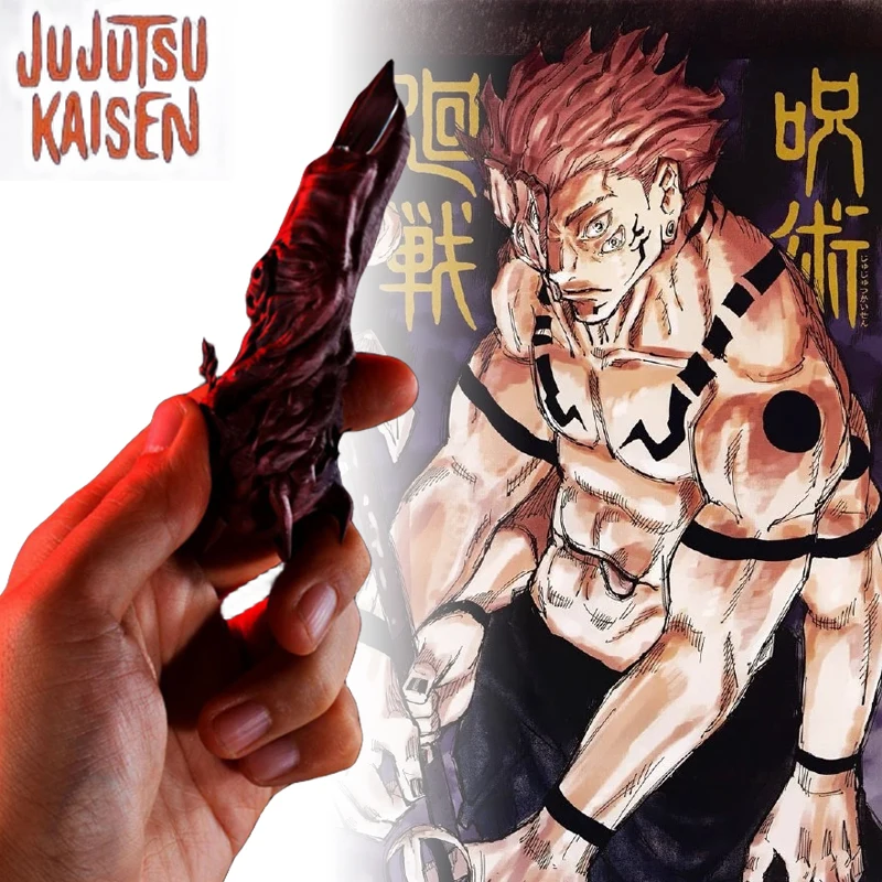 Ryomen Sukuna Finger Figures Anime Jujutsu Kaisen Action Figurine Satoru Gojo Sukuna Finger Statue House Decoration Kid Toy Gift