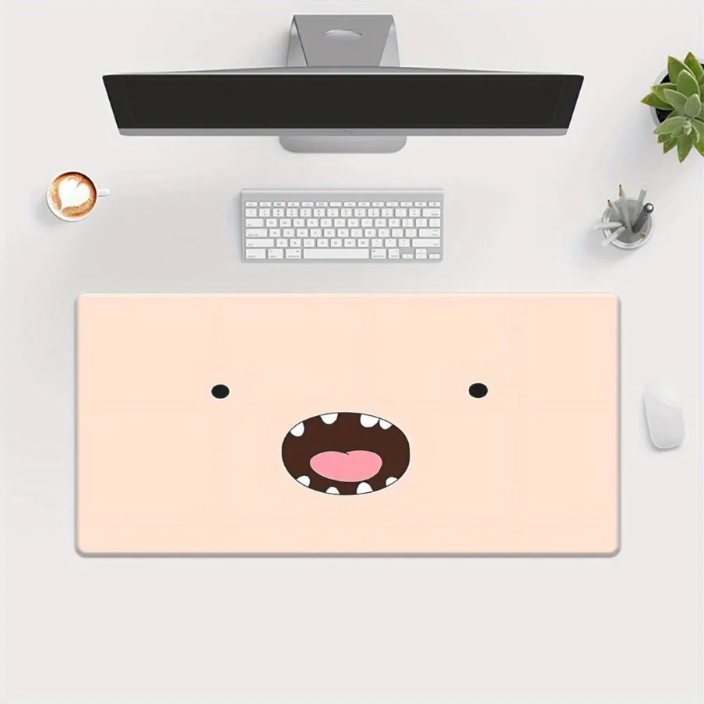 Tapis de souris confortable et facile à utiliser, motif dessin animé pêche, imprimé haute définition, organiseurs de bureau et plateaux