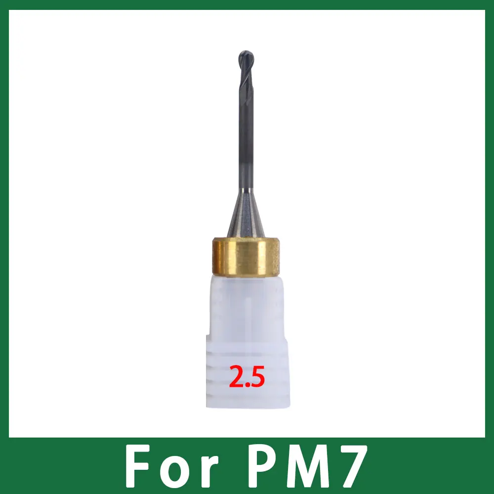 Image 5: Fraiseuses diamantées compatibles en zircone pour machine PrograMill PM7 CAD/CAM – Tige de 6 mm, haute précision