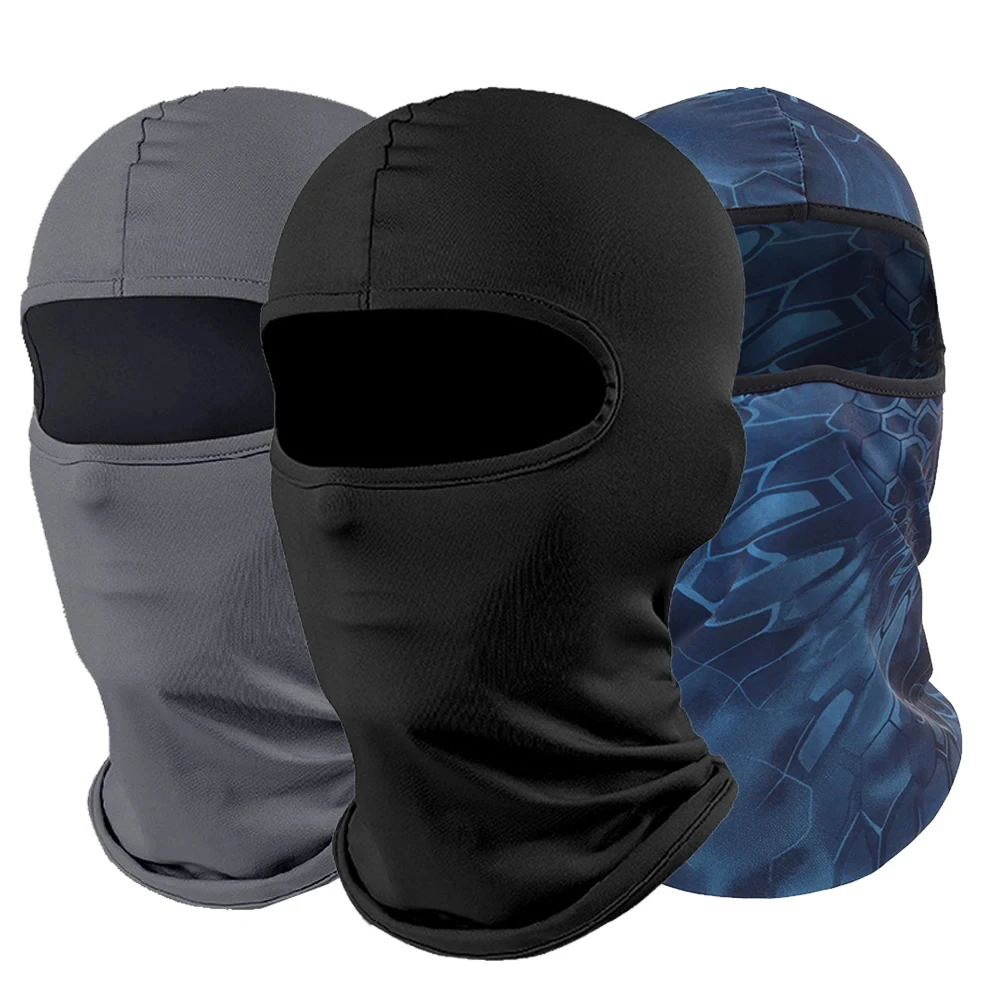 Kominiarka Motocyklowa maska na twarz Moto Kask Bandana Kaptur Narciarski Szyja Pełna maska na twarz Wiatroodporna Pyłoszczelna Osłona twarzy Męska maska motocyklowa