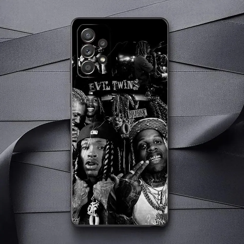 Rapper K-King V-VonS Phone Case For Samsung Galaxy A13,A21s,A22,A31,A32,A52,A53,A71,A80,A91 Soft Black Phone Cover