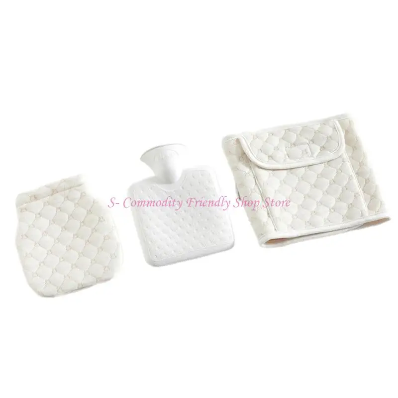 

85AE 3Pcs/set Water Bag with Protector Sleeve Convenient and Safe Baby Belly Band