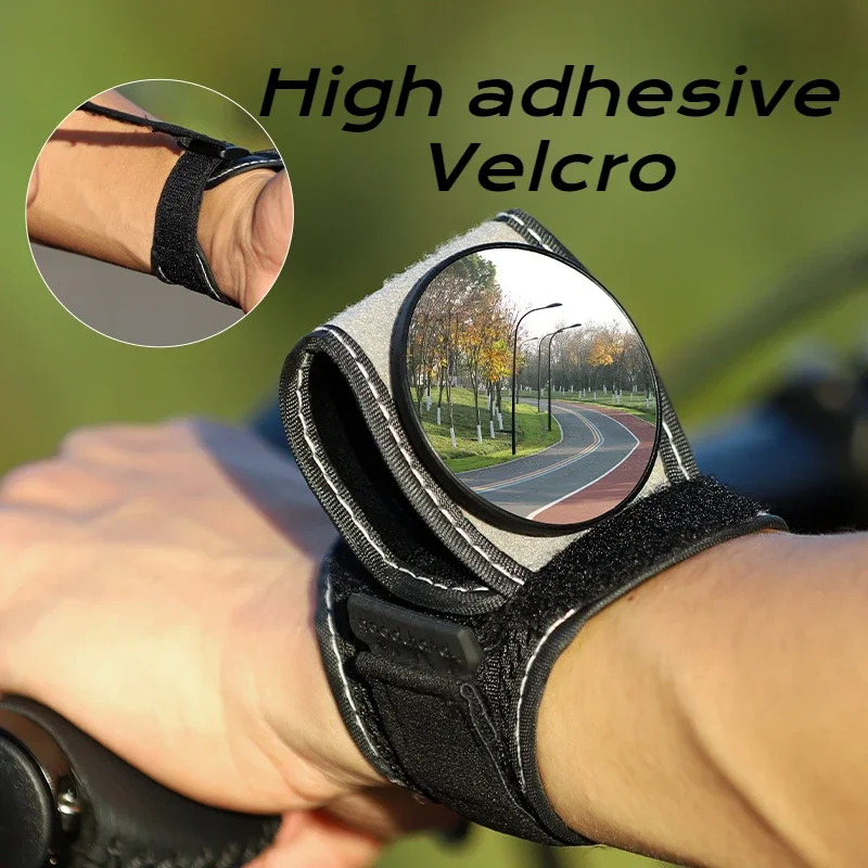 AliExpress 1PC Bicycle Rearview Mirror Hand-worn Rear Convex Mirror Lightweight Wrist Riding Equipment Riding