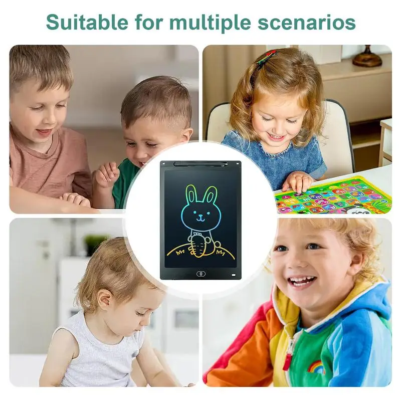 Erasable LCD Doodle Board para Crianças, Drawing Tablet, Eye-Friendly, Crianças Graffiti, Jardim de Infância, Berçário