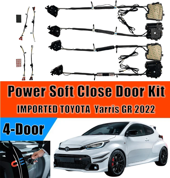 Xcar for Toyota Yarris GR 2022 Car OEM Automatic Soft Close Door Electric Suction Kit Auto Power Closing