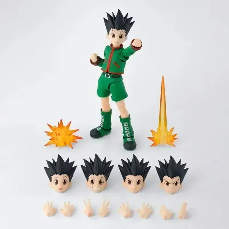 In Stock New Figuarts Hunter X Hunter Killua Zoldyck Gon Anime Action Figure Finished Model Ornaments Collection Gifts