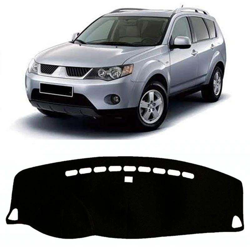 For Mitsubishi Outlander 2006-2012 2013 Car Dashboard Cover Mat Pad Dash Board Instrument Sun Shade Protector Carpet Accessories