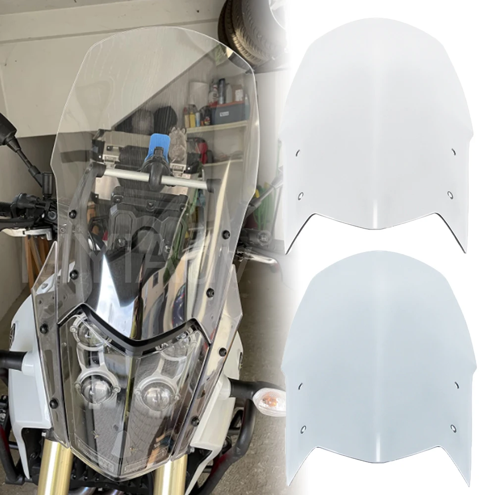 

Windscreens For YAMAHA Tenere700 Tenere 700 XTZ700 2019 2020 2021 Windshield Screen Shield Wind Deflectors Motorcycle Accessorie