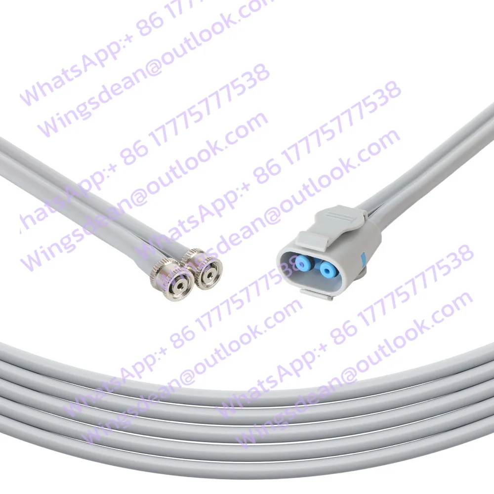 Compatible with GE Marquis NIBP Connector Dual Tube Adult + Child BP25-BP093.6M Monitors