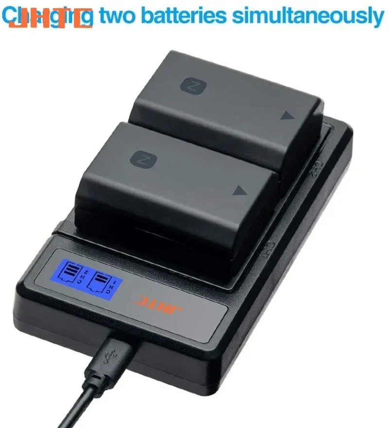 JHTC 2000mAh Battery NP-FZ100 NP FZ100 For Sony A9 A9R 9R Alpha9 A7R III A7 III Fully ILCE-7RM3 BC-QZ1 FZ100 Batteries Charger