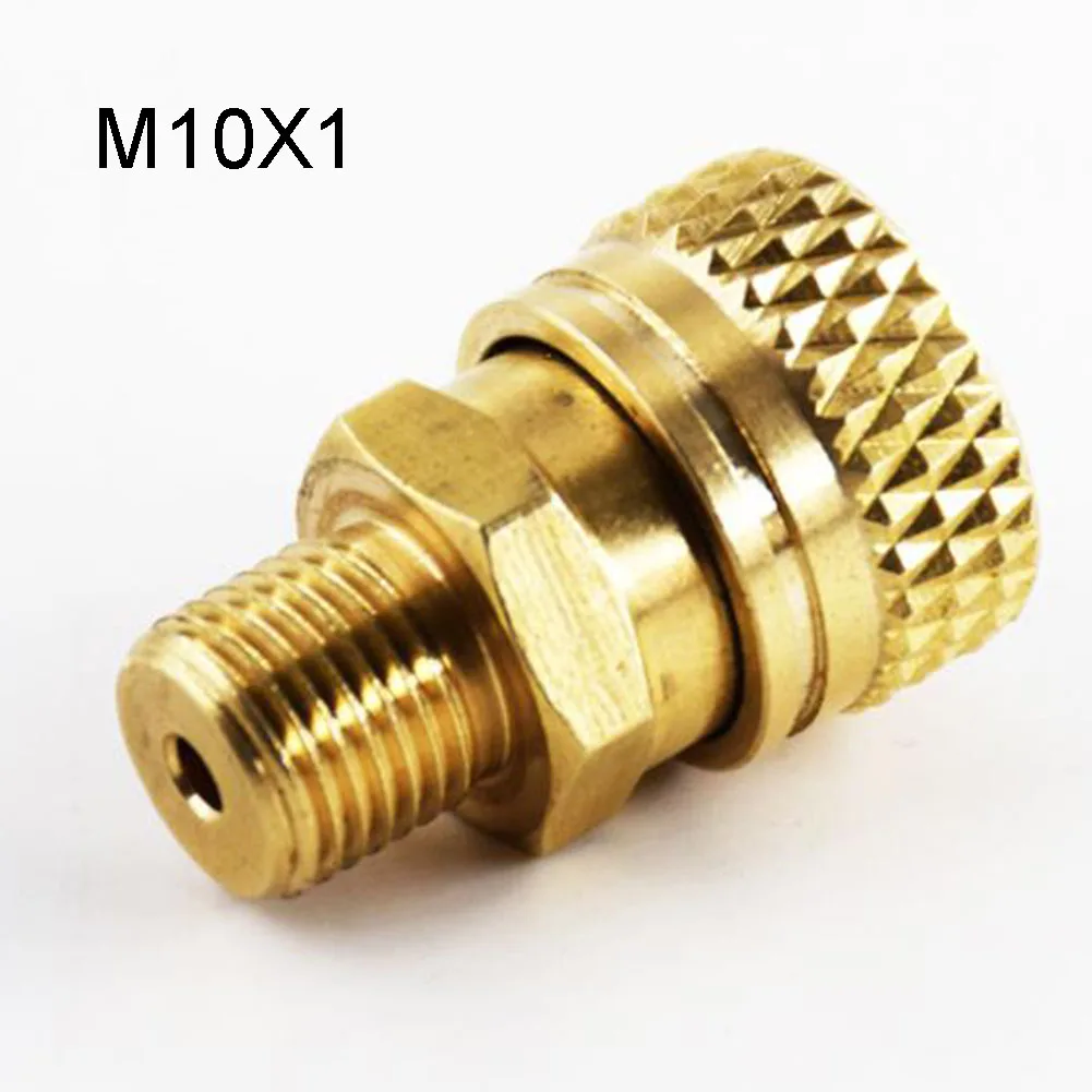 Connettore Connettore da 8 mm Raccordo in ottone a sgancio rapido dell'aria Connettore da 8 mm Tubo flessibile ad alta pressione Raccordo femmina M10 Collegamento rapido