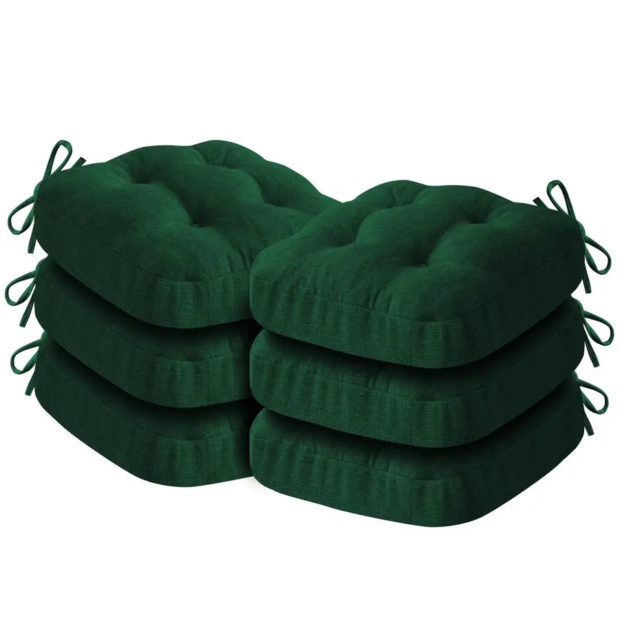 

Chair Cushions for Dining Chairs, Dining Chair Cushions, Tufted Indoor Chair Pads with Ties amp Non Slip Backing, Seat Cushions