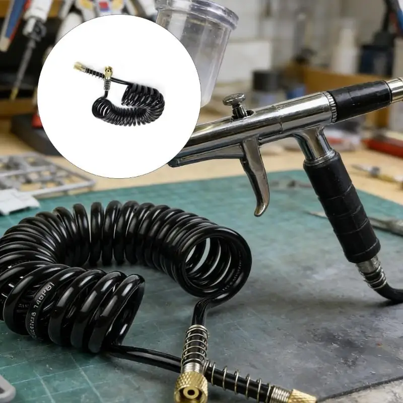 Portable PU Air Hose Sprays Guns Hose Suitable For Detailed Model Sprays Work A2BB