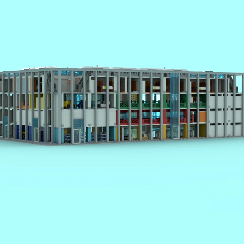 مدينة شارع عرض Moc اللبنات وحدات مركز تسوق نموذج التكنولوجيا الطوب لتقوم بها بنفسك تجميع اللعب البناء هدايا العيد