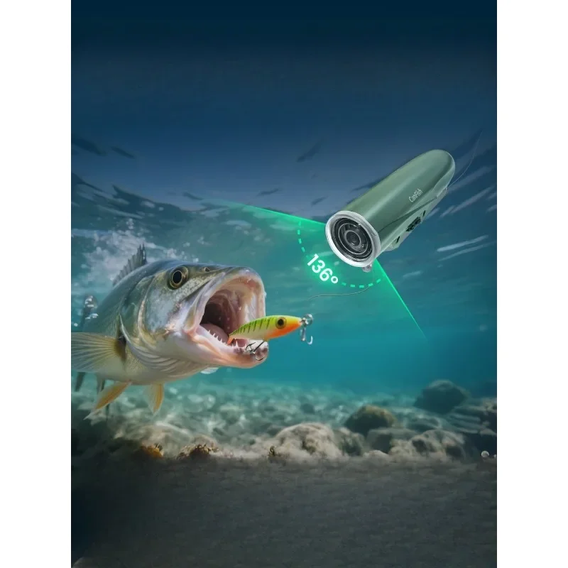 Action camera Underwater camera Visual mobile phone version, wireless underwater camera 2024 new high definition