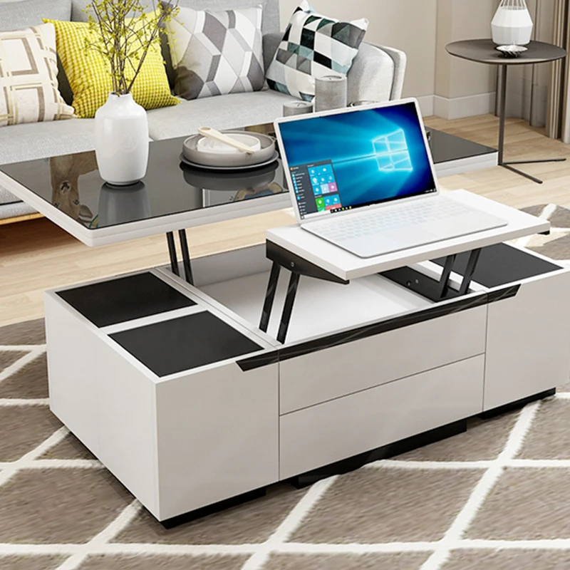 2pcs Hydraulic Folding Hinge for Tea Table Coffee Computer Table Furniture Support Hardware