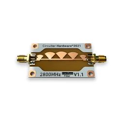 1M-2800Mhz Butterfly Low-pass Filter Microstrip Line Filter For RF Radio Amplifier Radio GNSS LORA Drone SDR Wifi Walkie Talkie