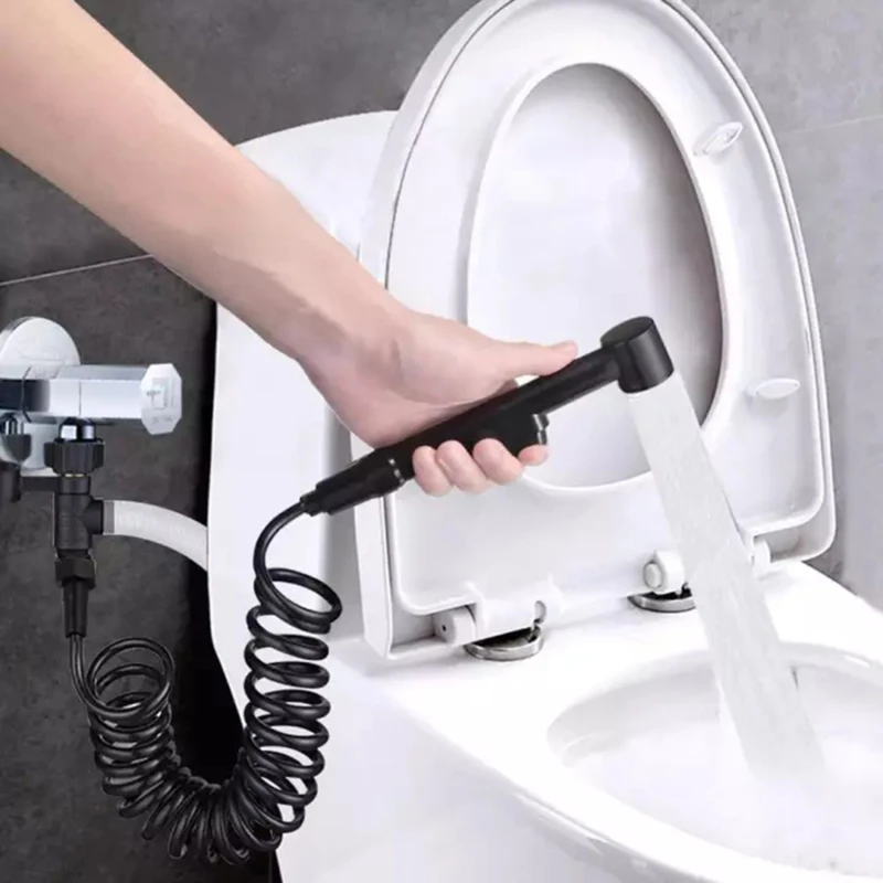 Teleskopowy wąż prysznicowy spiralny wąż sprężynowy toaleta bidet opryskiwacz linia telefoniczna wąż hydrauliczny akcesoria łazienkowe 150cm 200cm