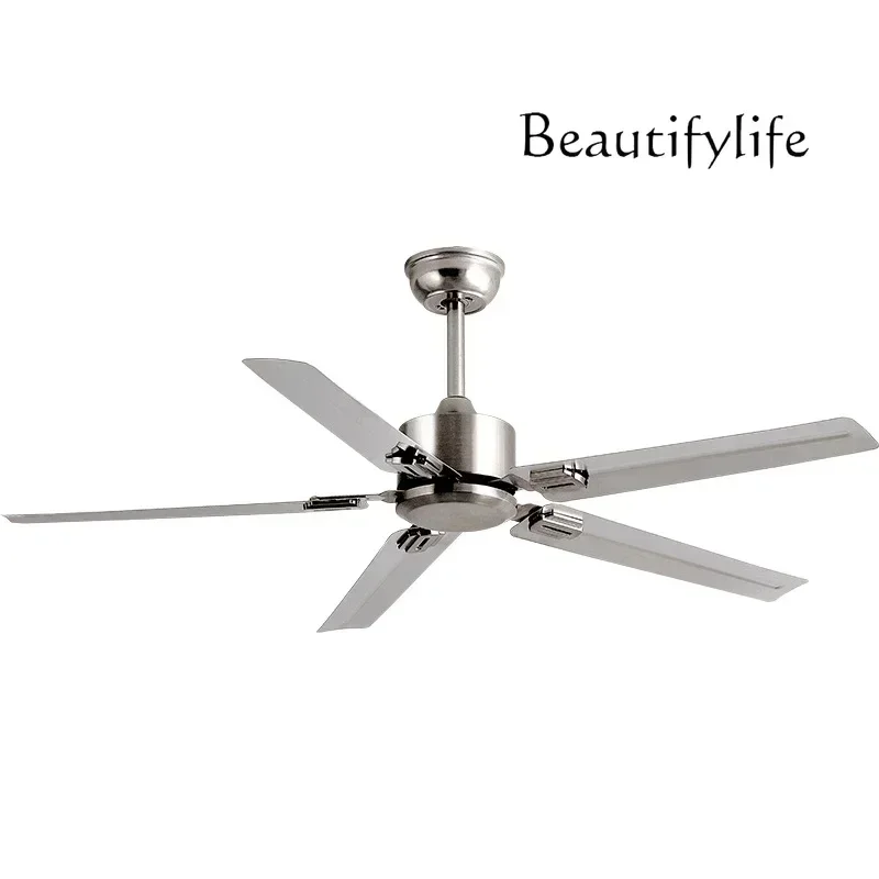 JB 52 42 بوصة كبيرة الرياح الحديد ورقة بسيطة الصناعية الرجعية مروحة السقف غرفة الطعام غرفة المعيشة مروحة كهربائية