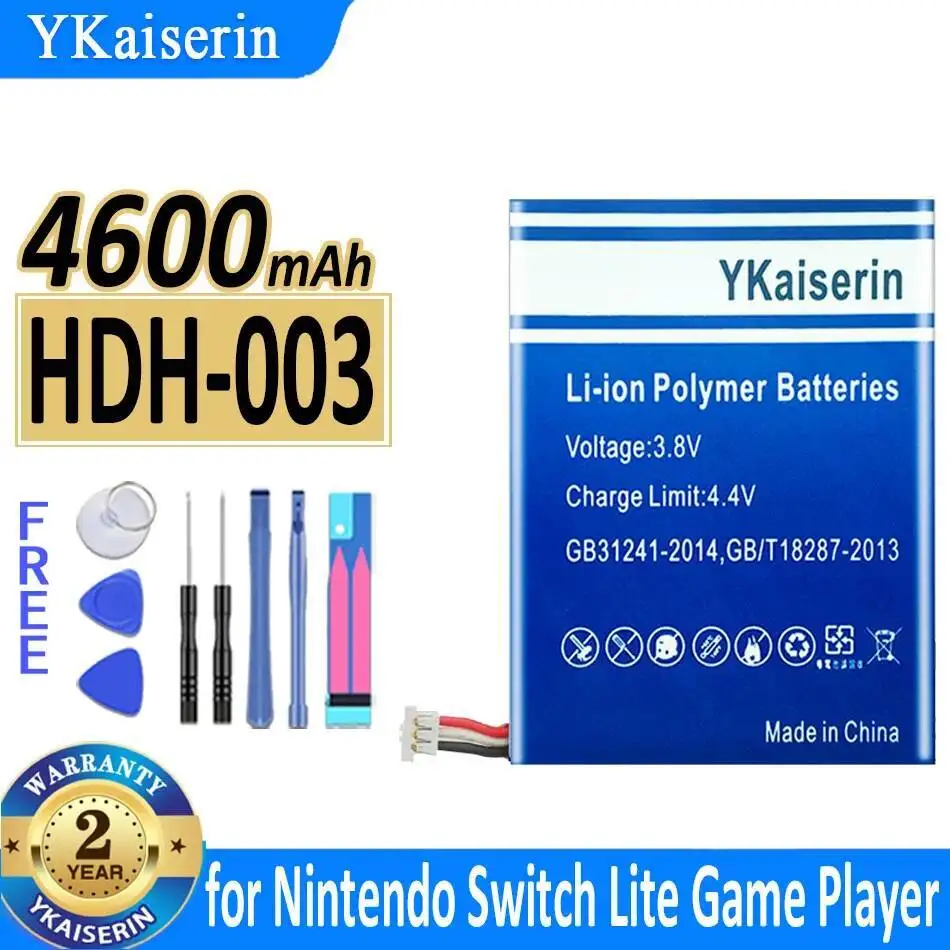 

Для Nintendo Switch Lite Hdh-003 Hdh-001 Hdh-002 Прочный аккумулятор для игровой консоли емкостью 4600 мАч