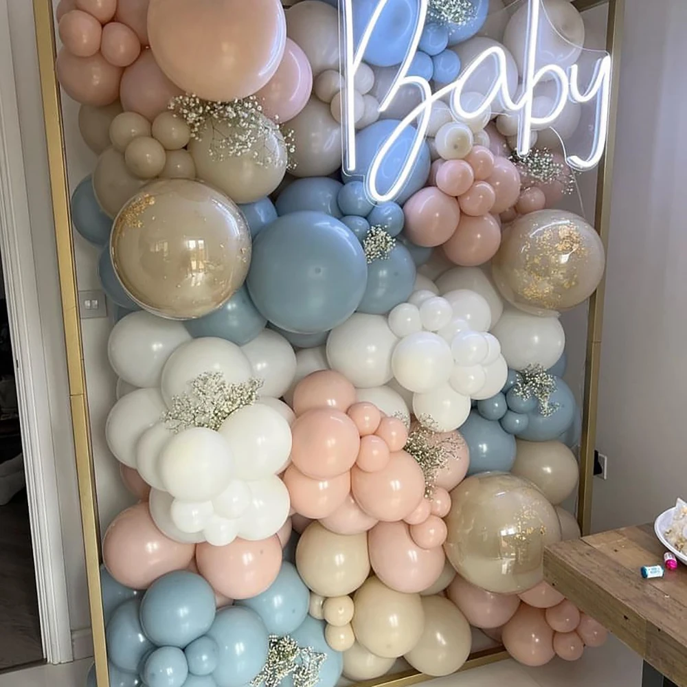 Baby Shower Display Balloon Floral Door Backdrop Wedding Arch Backdrop Panel