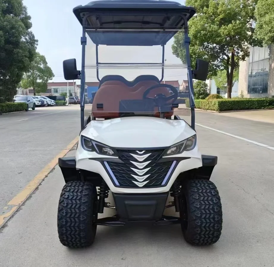 China manufacturer product 48v 60v golf cart lithium battery independent suspension 4 wheel 4 seater electric golf carts