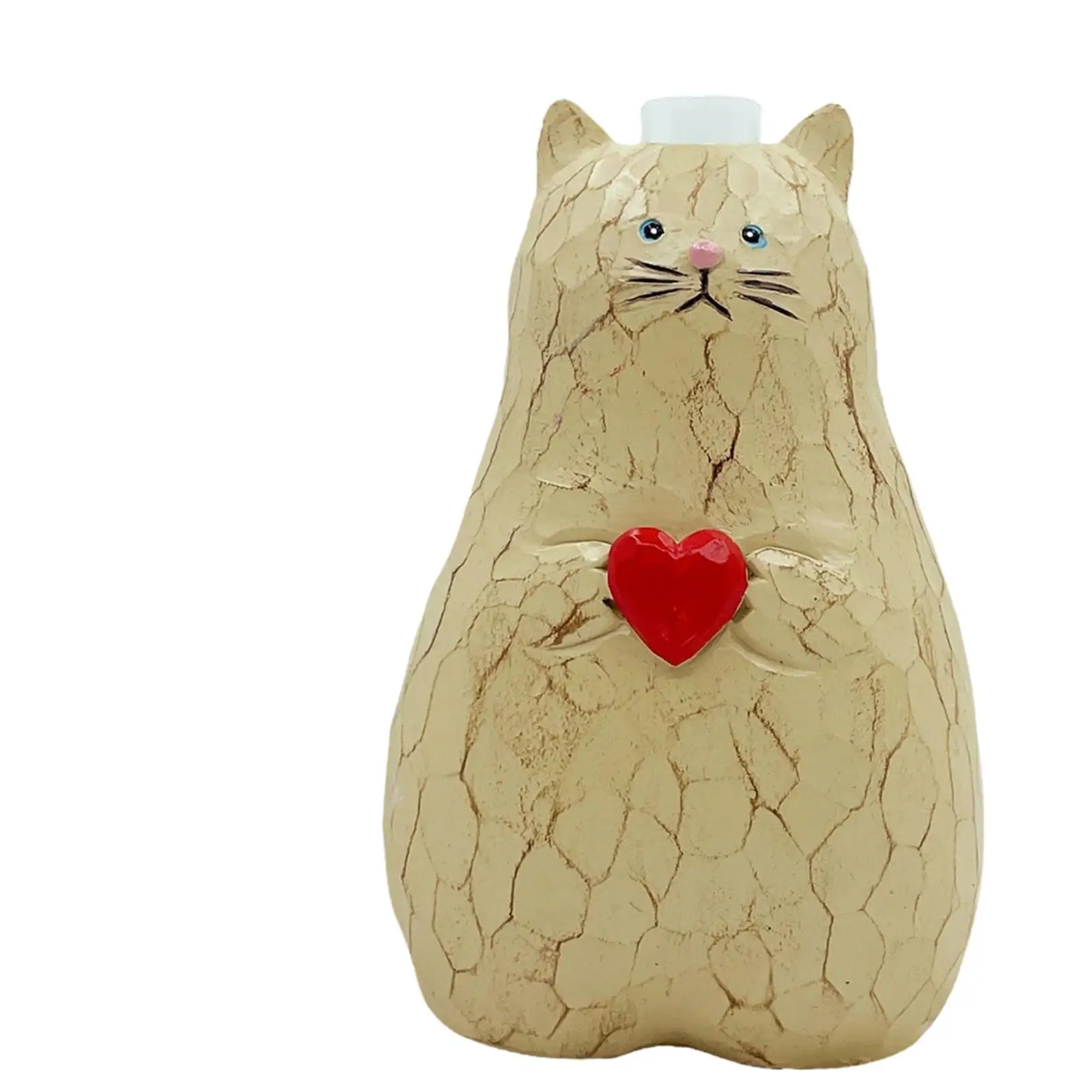 Cat Shaped Flower Vase Floral Container Flower Arrangement Desktop Ornament for Cabinet Bedroom Bookshelf Porch Home Decor