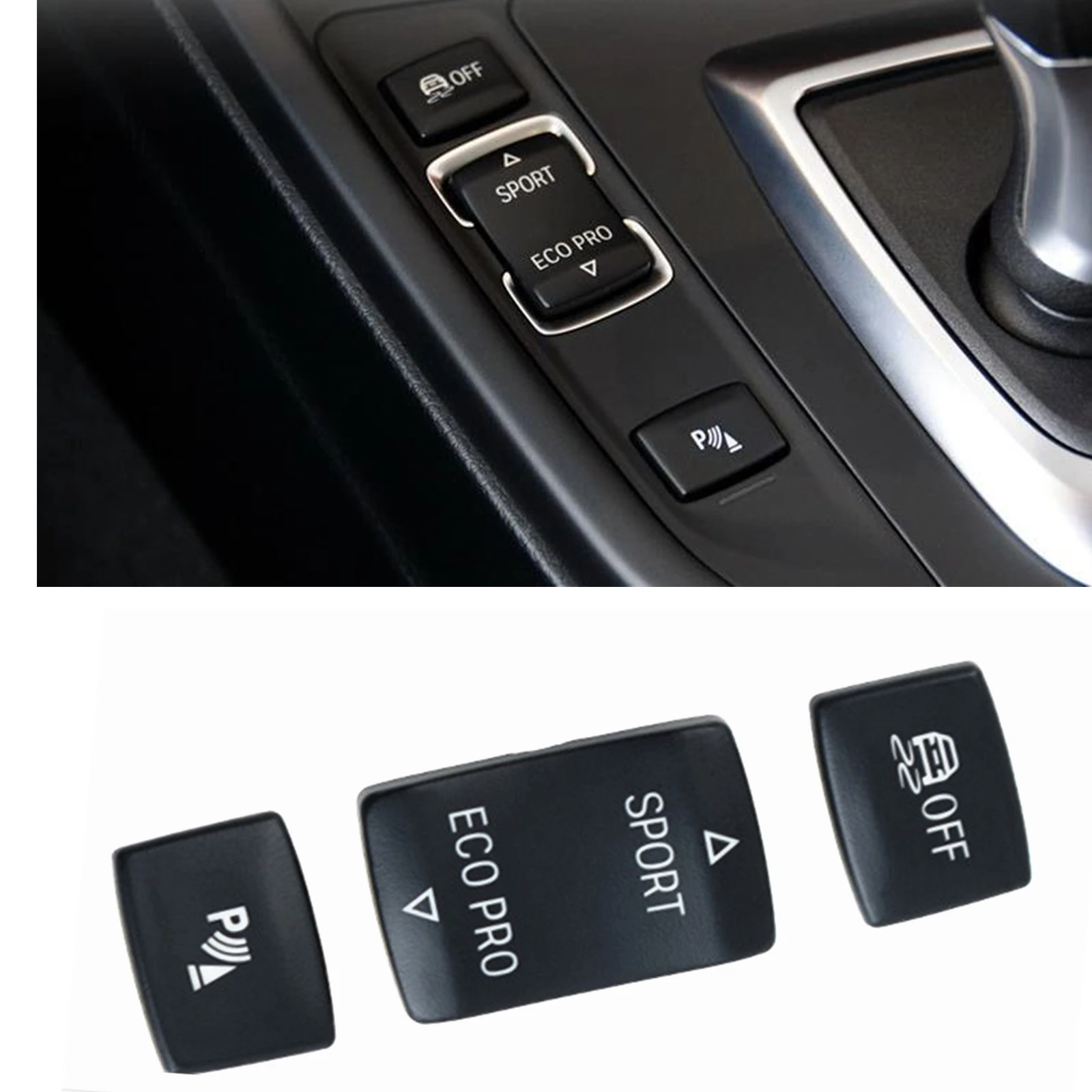 

Для BMW 1 2 3 4 серии F32 F36 2013-2018 GT F30 автомобиль ESP OFF Электрический переключатель ремонт Спорт ECO PRO P ключ ручка крышка комплект