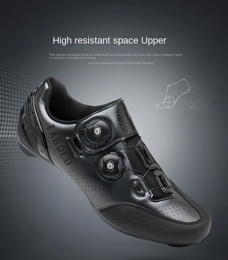 Fahrradschuhe, Atmungsaktive MTB-Schuhe für Herren und Damen, Rennrad-Sportschuhe, Flache Schuhe, Rennrad- und Mountainbike-Pedalschuhe – Detail 4