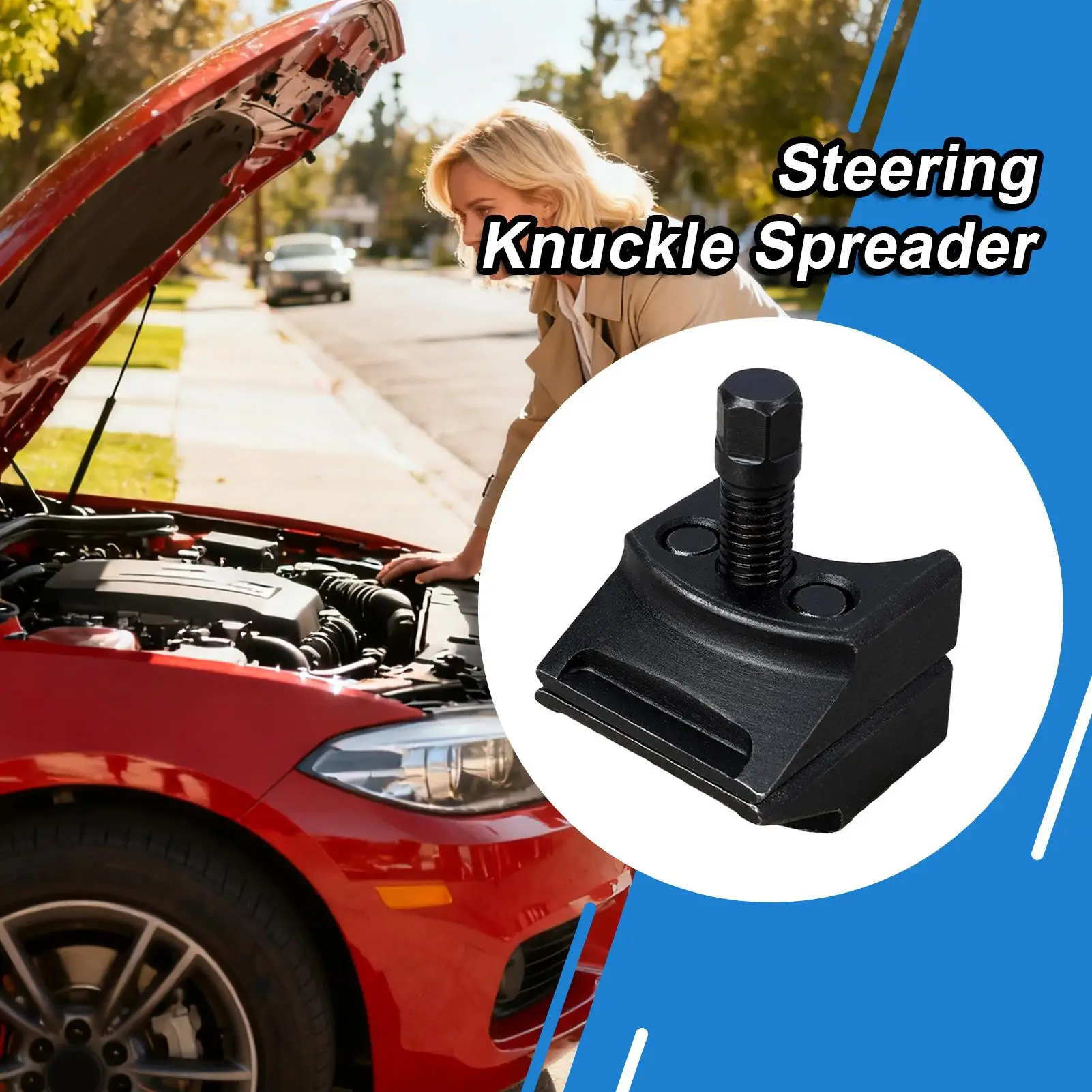Strut Tool Heavy Duty Universal Portable Separator Steering Knuckle Spreader For Front End Control Arm Tie Rod Axle Sway Bar