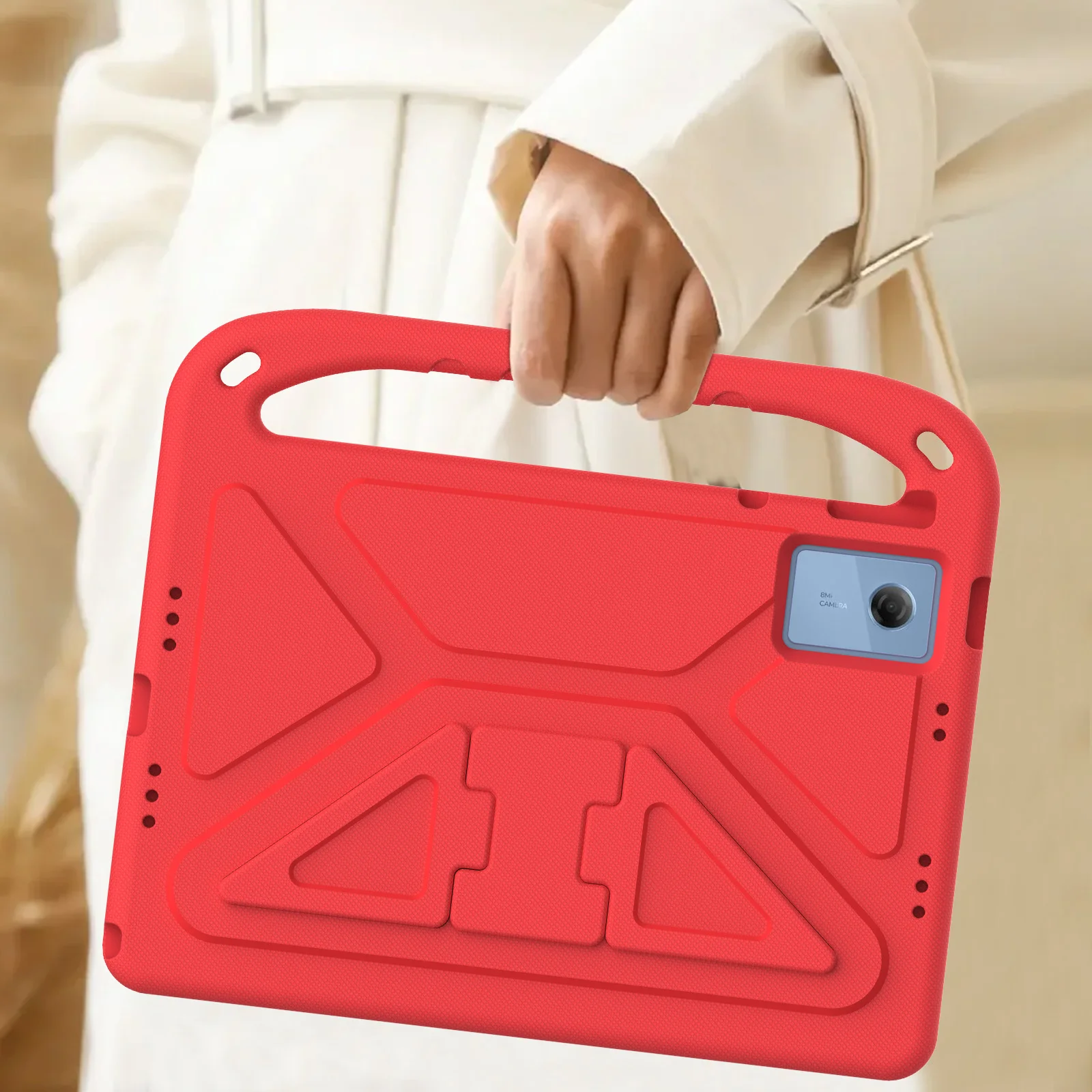 Capa de eva para crianças, para lenovo idea tab k11 gen2 xiaoxin pad 11 2025 tb335fc tb336fu tb336zu com suporte de mão capa de suporte