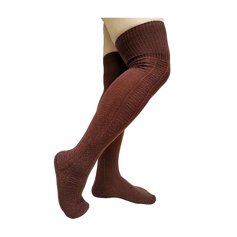 Over Knee Mens Winter Thigh High Socks Thermal Warm Dress Suit Hose Formal Male Stocking Fashion Knitted Socks