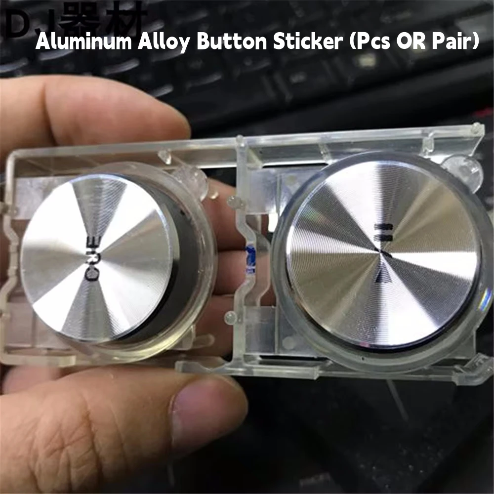 

Aluminum Alloy Button Sticker Play Pause Button Sticker Protector for Pioneer CDJ-2000NXS2 Disc Player Accessories