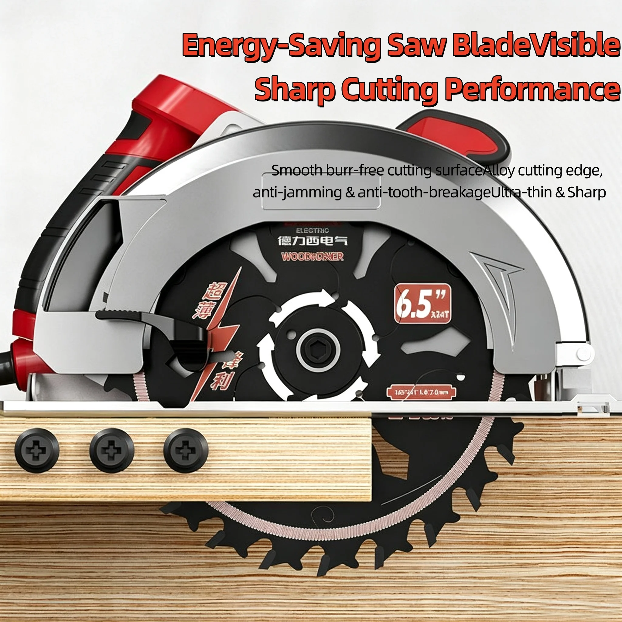 4/5/6/ Inch Lithium Battery Saw Blade 18/24 Tooth Cutting Machine Circular Saw Blade Energy Saving Cutting Machine Blade