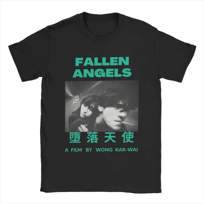 Fallen Angels Wong Kar Wai Men's T Shirt Funny Tee Shirt Short Sleeve Crewneck T-Shirts Cotton 4XL 5XL 6XL Clothing