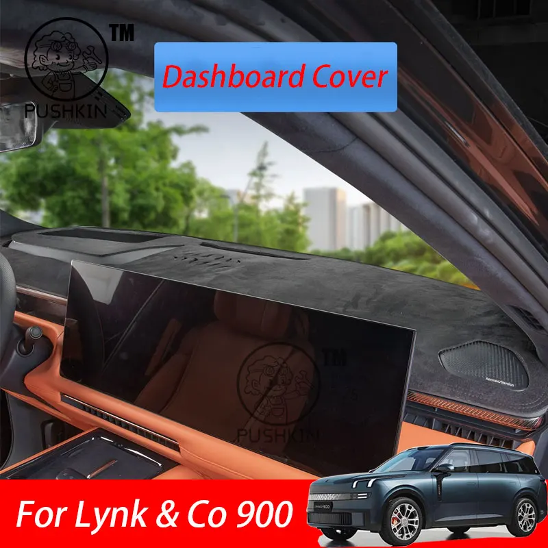 

For Lynk & Co 900 2025 2026 Car Dashboard Cover Instrument Panel Mat Sun Shade Anti-slip Carpet Pad Decoration Accessories