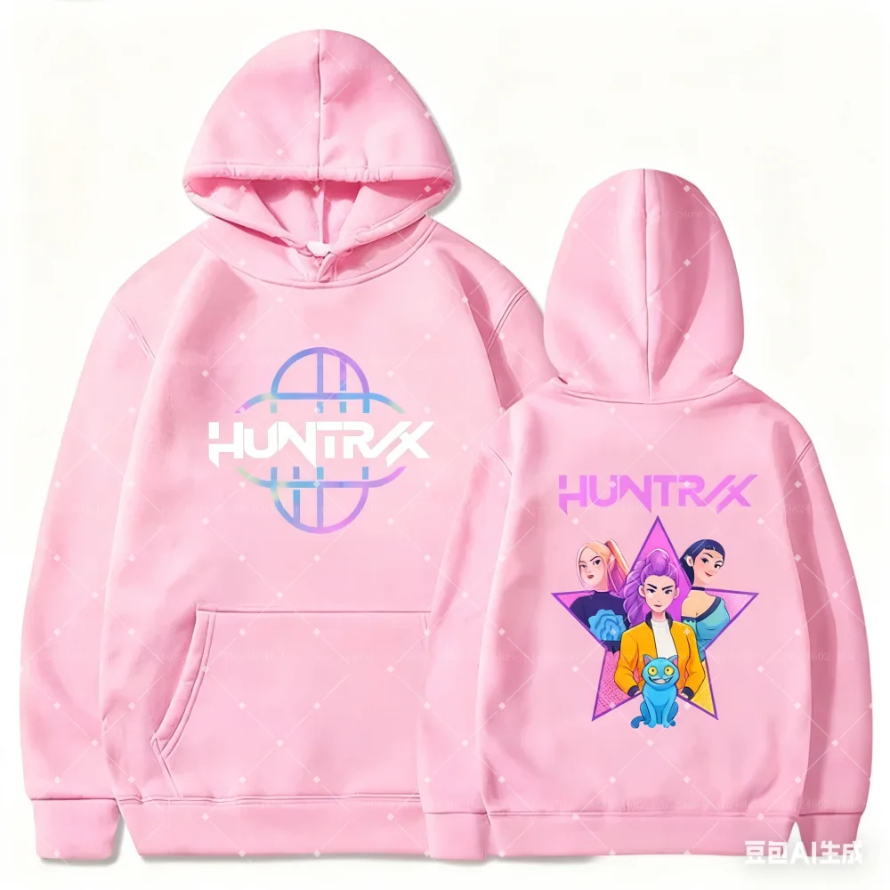 2026 جديد Kpop شيطان الصيادين الرياضة هوديي هاشيرا النساء الرجال هوديي الخريف الشتاء أنيمي الكرتون الدافئة البلوز الأطفال هوديس #2