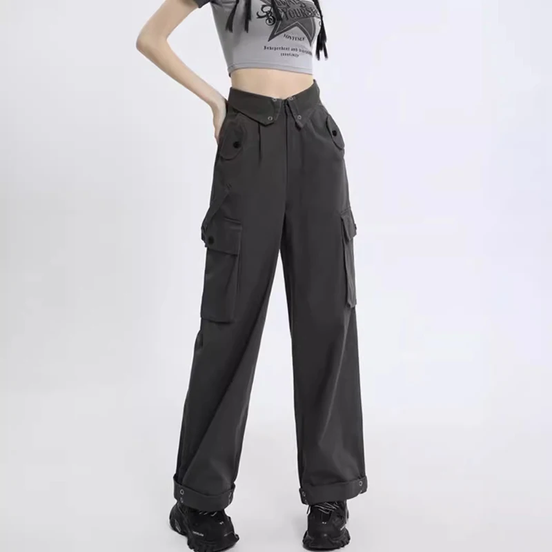 

Брюки-карго женские, унисекс, зимние, хлопковые, стандартного кроя, элегантные, городские, для поездок на работу, во французском стиле, шикарные, против холода, уютные, против морщин, подходят для