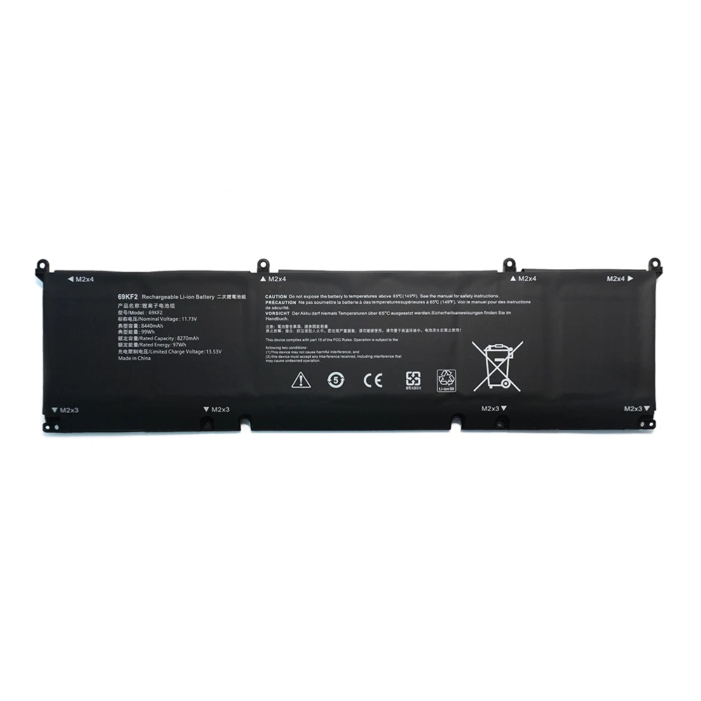 7XINbox 69KF2 11.73V 99Wh 8440mAh OEM High capacity Battery For Dell XPS 15 9500 Precision G15 5511 5520 5515 5521 G7 15 7500