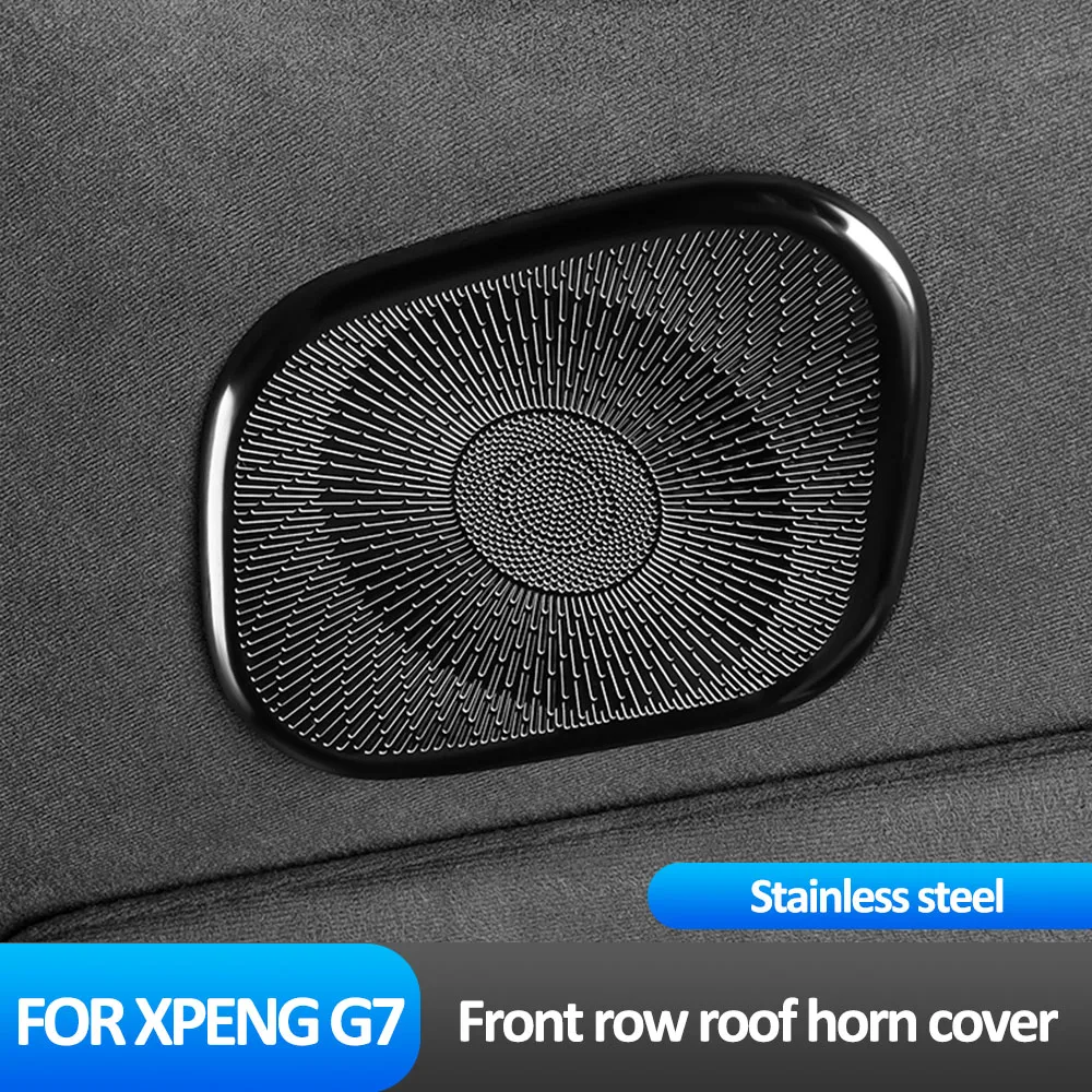 

Специальный защитный чехол для переднего звукового сигнала на крыше для Xpeng G7 2025 2026, аксессуары для модификации автомобиля, декоративная нашивка из нержавеющей стали